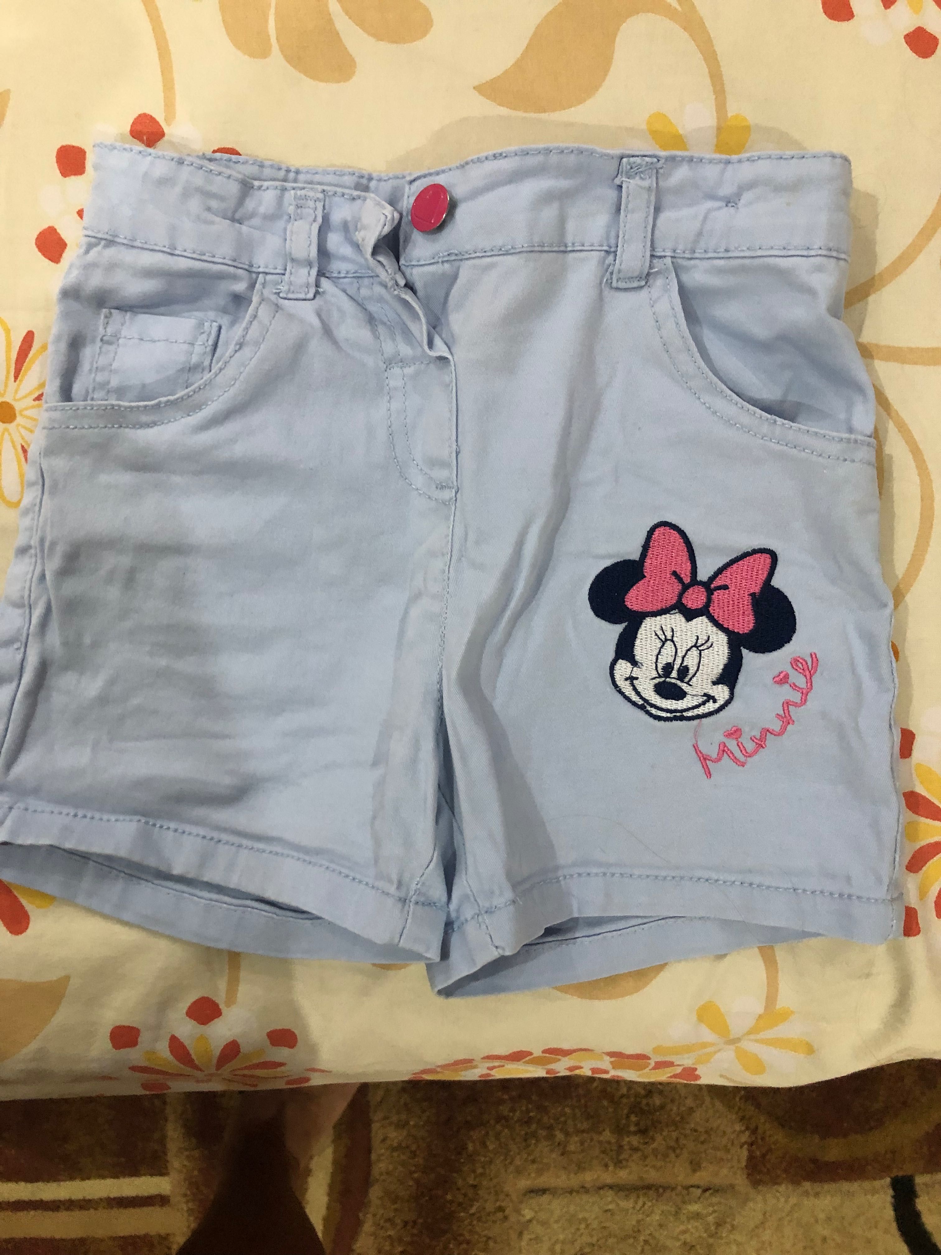 Pantaloni scurți fetita Minnie 6-7 ani