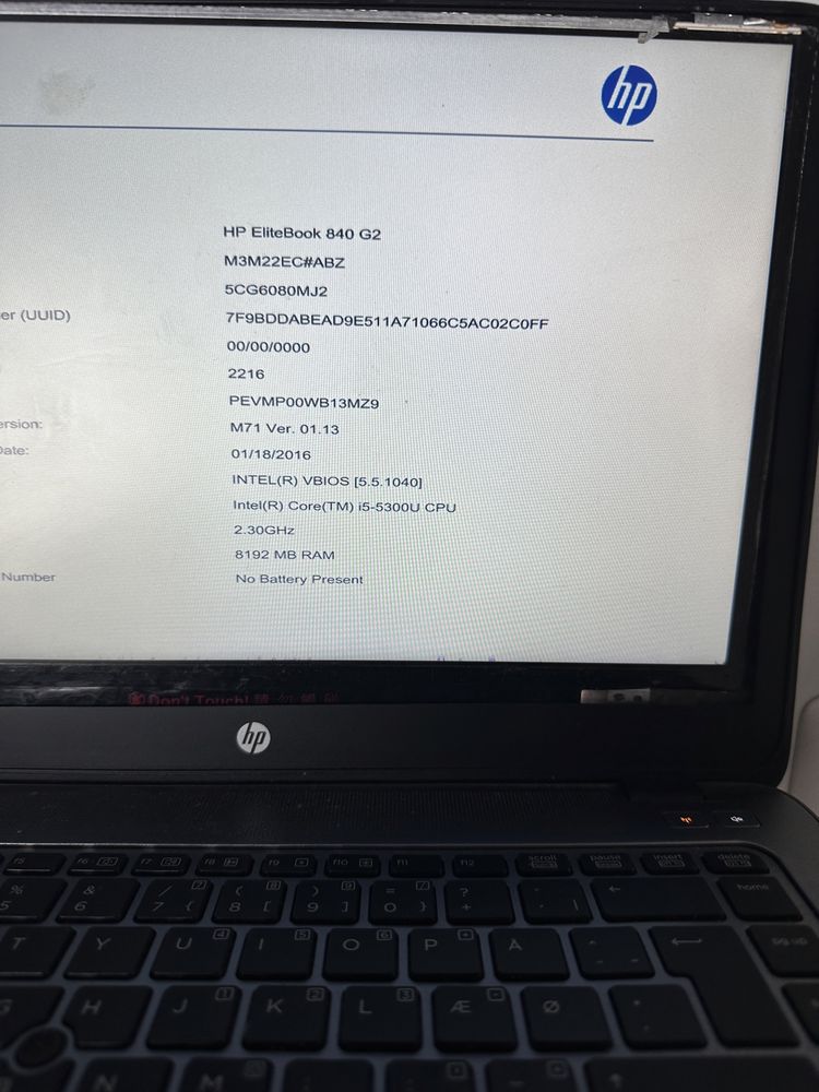 Dezmembrez HP EliteBook 840 G2-Core i5 5300U-placa de baza functionala