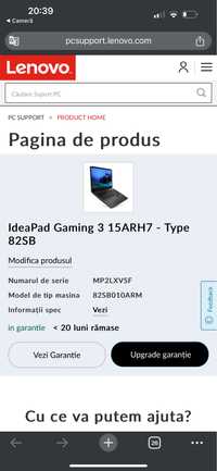 Lenovo idea gaming gtx 4050 garantie 2 ani