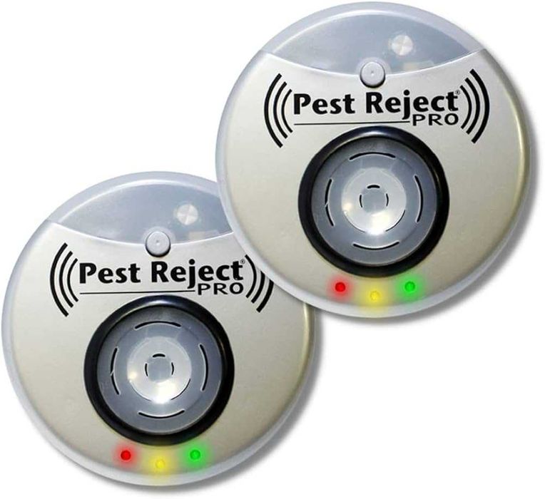 Set 2 bucati , Aparat anti daunatori, dispozitiv cu ultrasunete ,alb