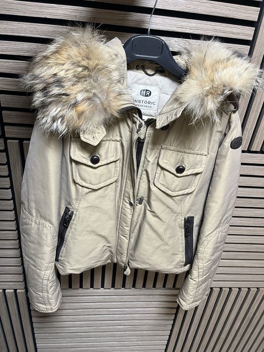 HR Historic Research : Made in ITALY -  яке с пух и косъм размер М/Л