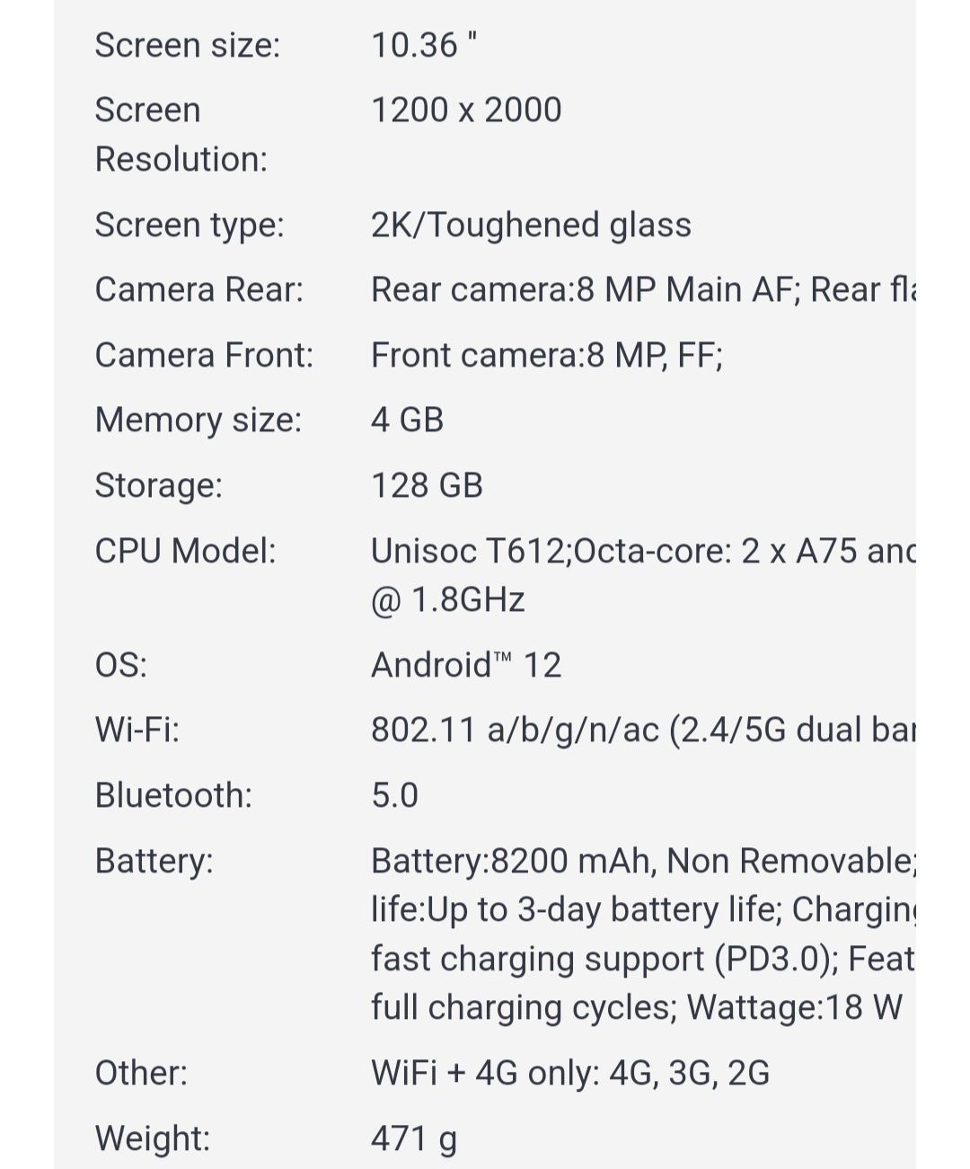 Таблет Nokia TA1495 FCC