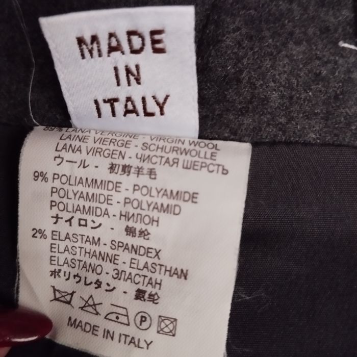 Brunello Cucinelli fustă creion/conică lână made in Italy