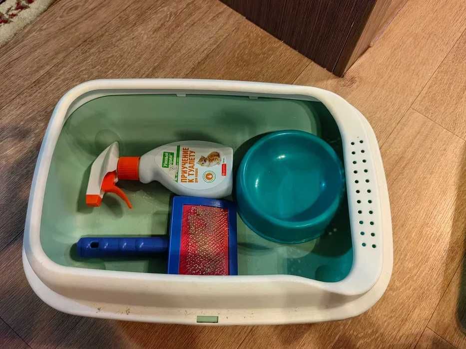 Лоток для кошки с дополнением