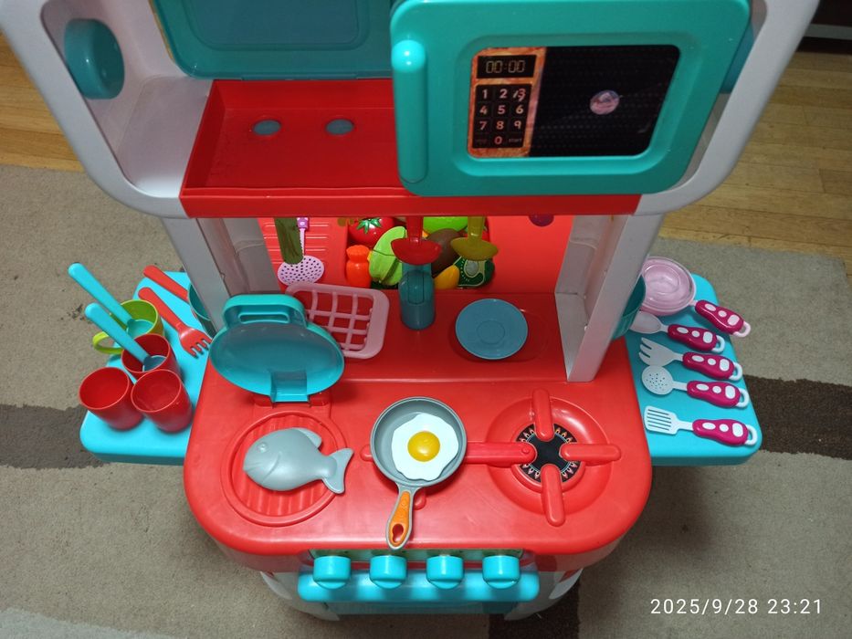 Bucatarie de jucarie MotherCare, bucatarie de copii, accesorii incluse
