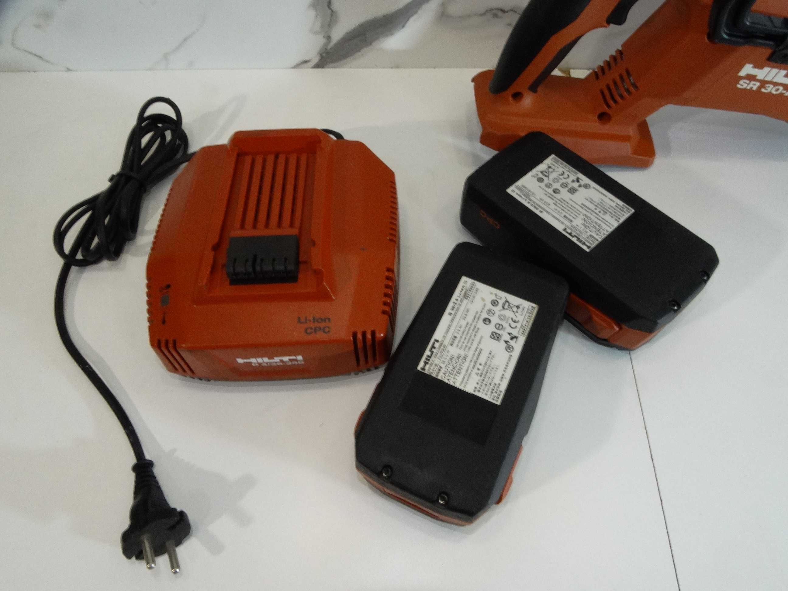 Разпродажба - Hilti SR 30 A36 / 2 x 2,6 Ah - Корав саблен трион 36 V