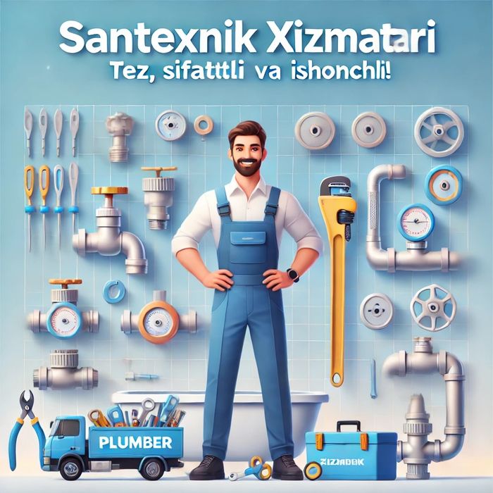 муж на час Santexnika ustanovka xizmatlari sergeli yangihayot tumanlar