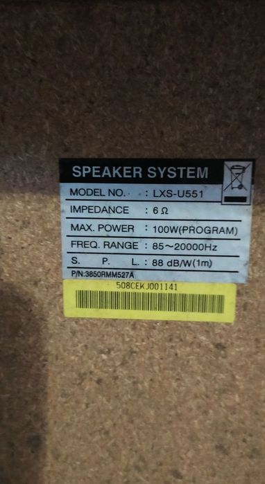 Boxe audio Provenite de la combina Lg