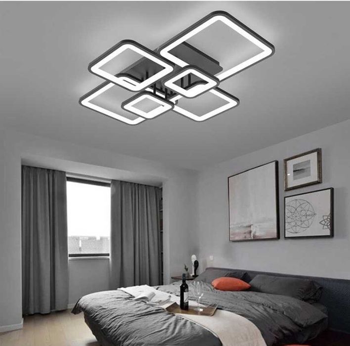 LED полилей 228 W дистанционно управление, 3 вида светлина, регулируем