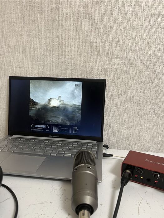 Набор для звукозаписи (Звуковая карта, микрофон)