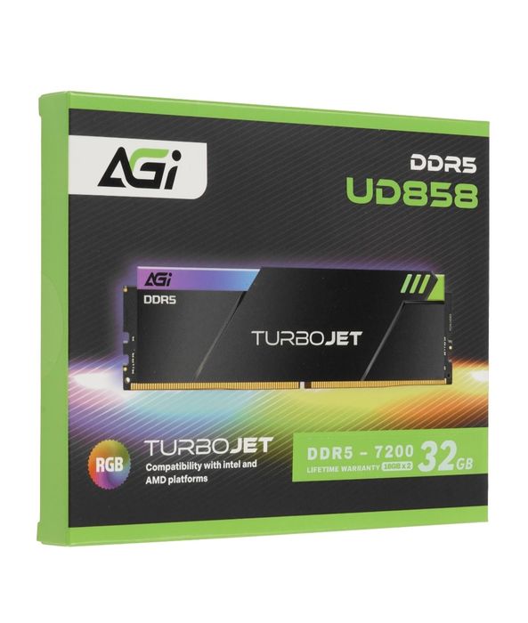 Опертаивная память, ОЗУ DDR-5, 7200Mhz 32Gb, 34Тайминги