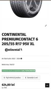 4 cauciucuti 205/55/R17 V XL