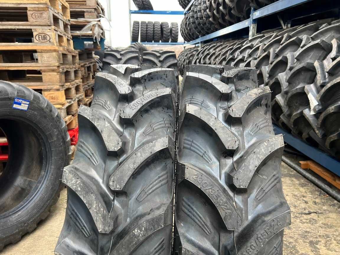 Anvelope noi 280/85 R24 radiale 11.2-24 pentru tractor fata garantie