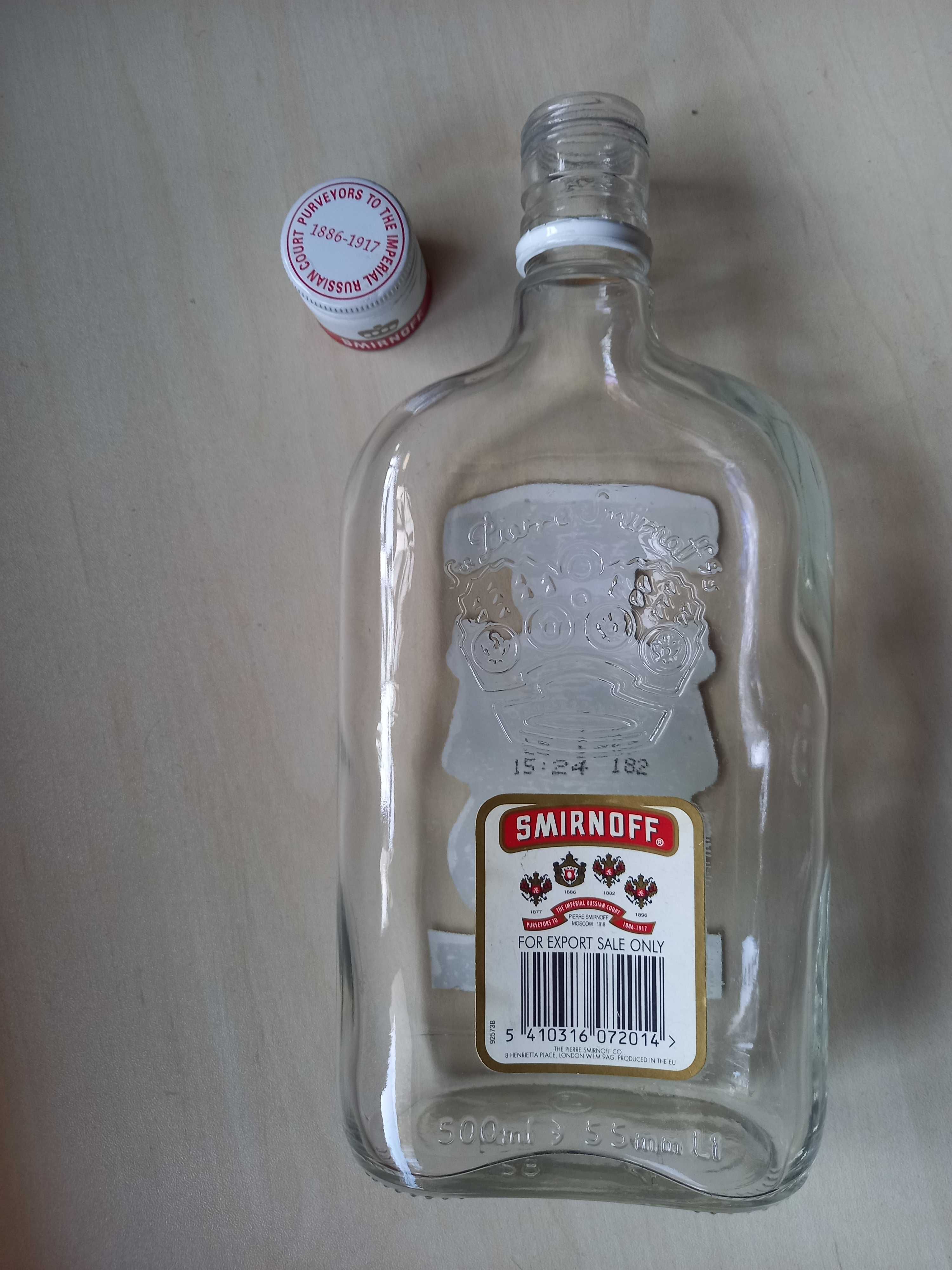 Бутилка от водка SMIRNOFF, 500 ml.