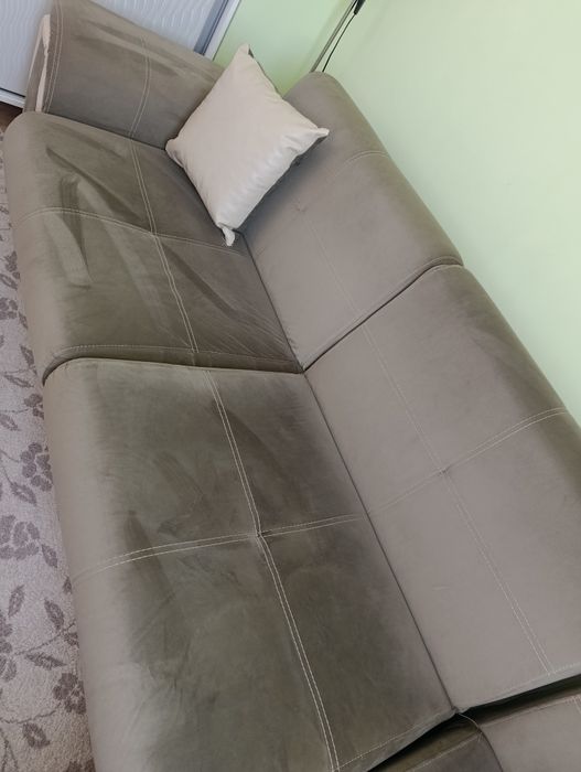 Ъглов диван с клик клак мехнизъм