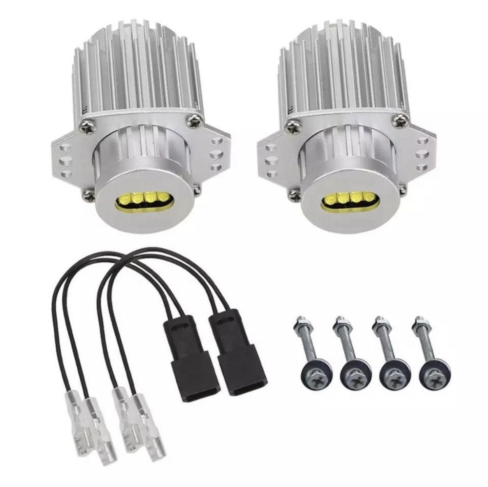 Set bec leduri marker Angel Eyes Xenon 80W 160W Bmw seria 3 e90 e91