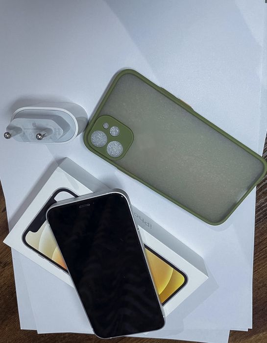 telefon iphone 12 mini alb