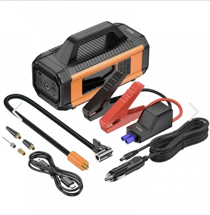 Авариен автомобилен комплект+компресор Automobile emergency high power