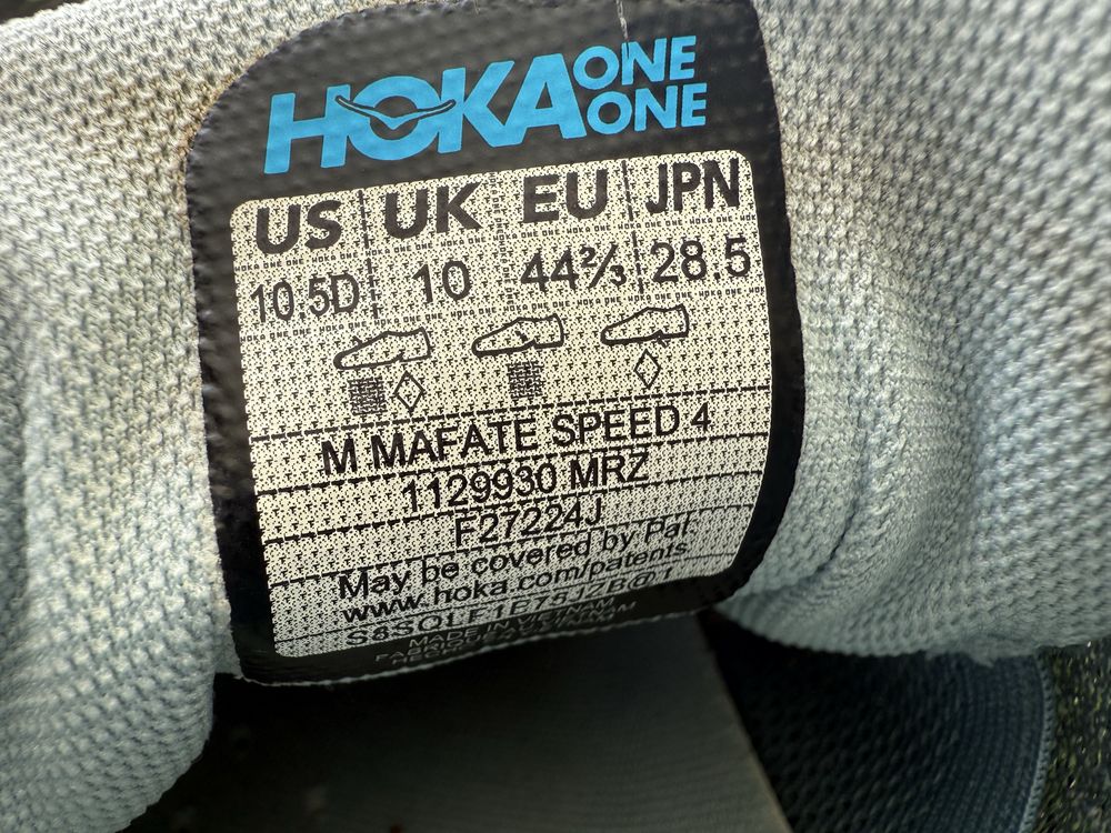 Hoka mafate speed 4 ( EU 44 2/3 , JP 28.5 )
