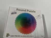 Puzzle in forma de cerc curcubeu