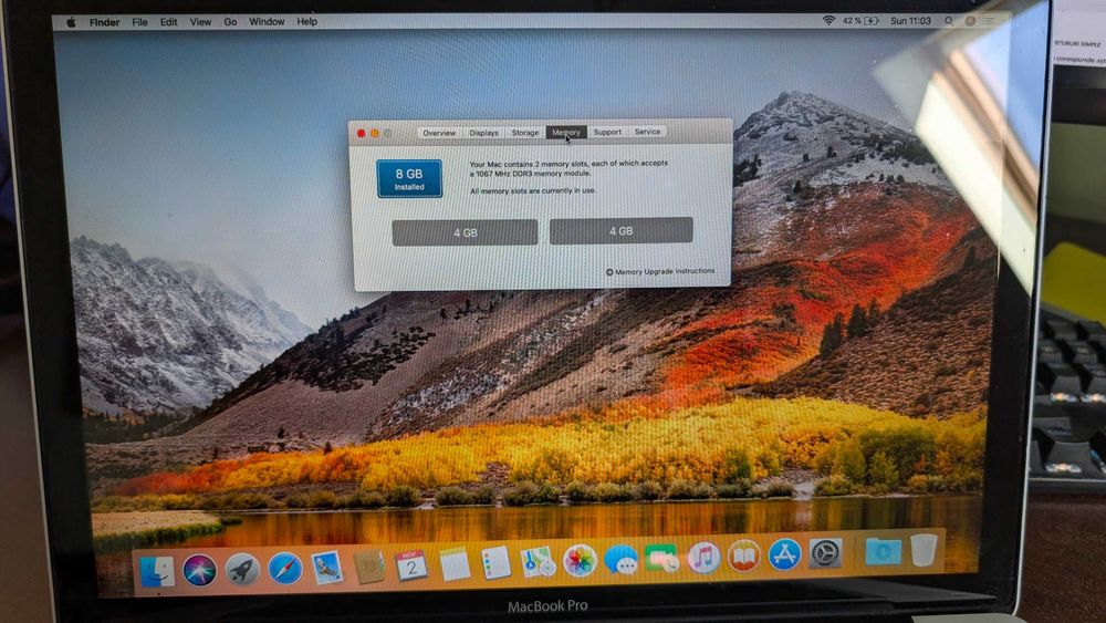 Apple MacBook Pro, I5, 15", 8GB RAM, 500 GB SSD, model A1286