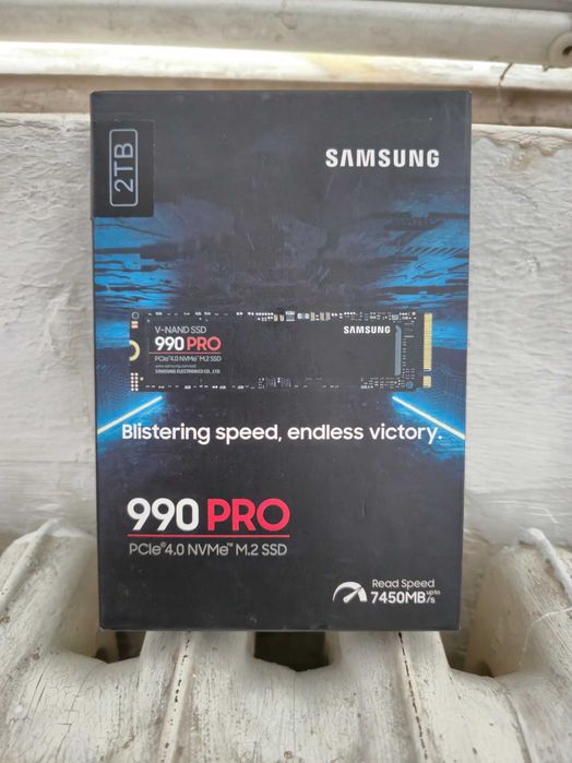 Ново, SSD диск SAMSUNG SSD 990 PRO 2TB M.2 2280 PCIe 4.0 x4 NVMe 2.0