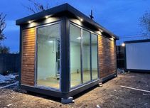 Vand containere modulare birou cafenea vitrina grup sanitar