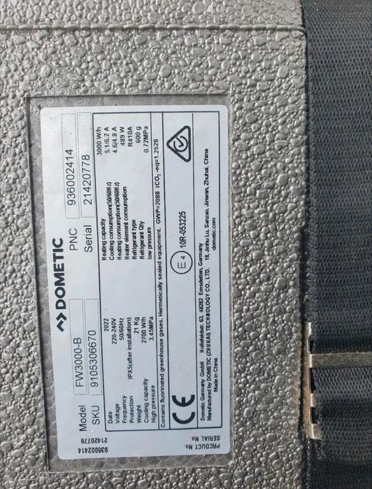 Clima camper van Dometic Freshwell 3000