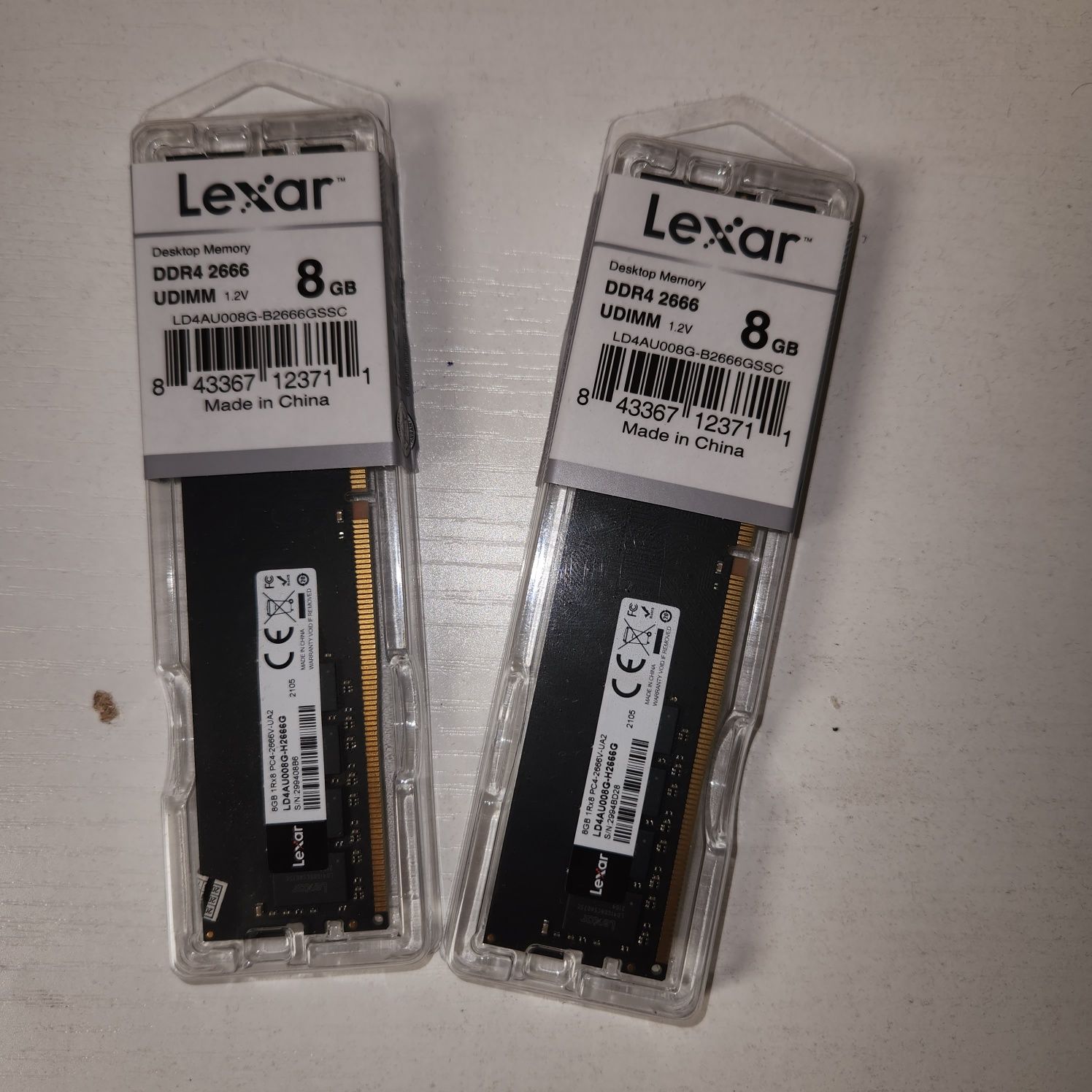 OZU Lexar DDR4 16GB (2x8GB) 3200MHz – holati ideal / отличное состояни