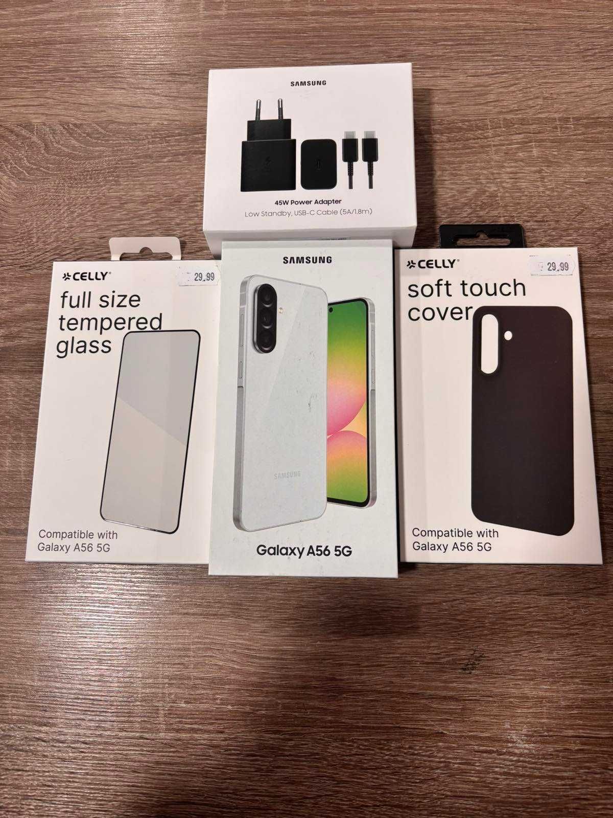 Samsung Galaxy A56 5G 128GB 8GB RAM Чисто Нов + аксесоари