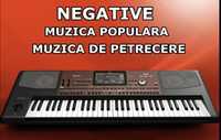 Negative de muzica populara