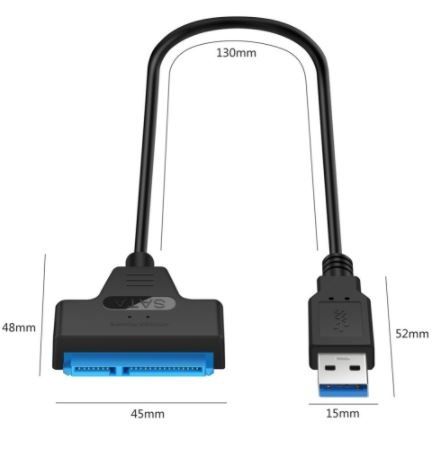 USB 3.0 Кабел за връзка към твърд диск 2.5" SATA HDD / SSD + Гаранция