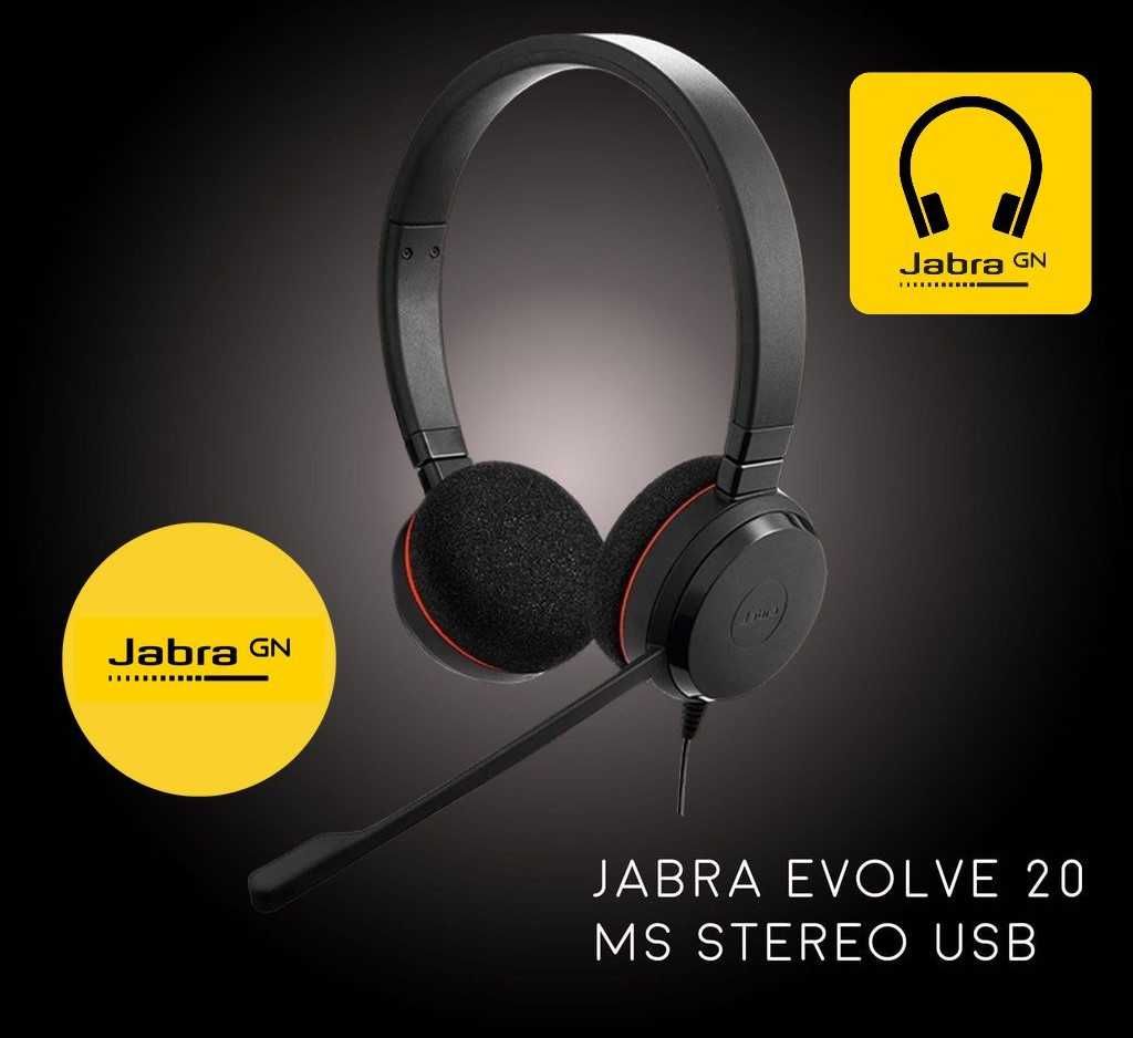 Слушалки Jabra EVOLVE 20 MS Stereo USB