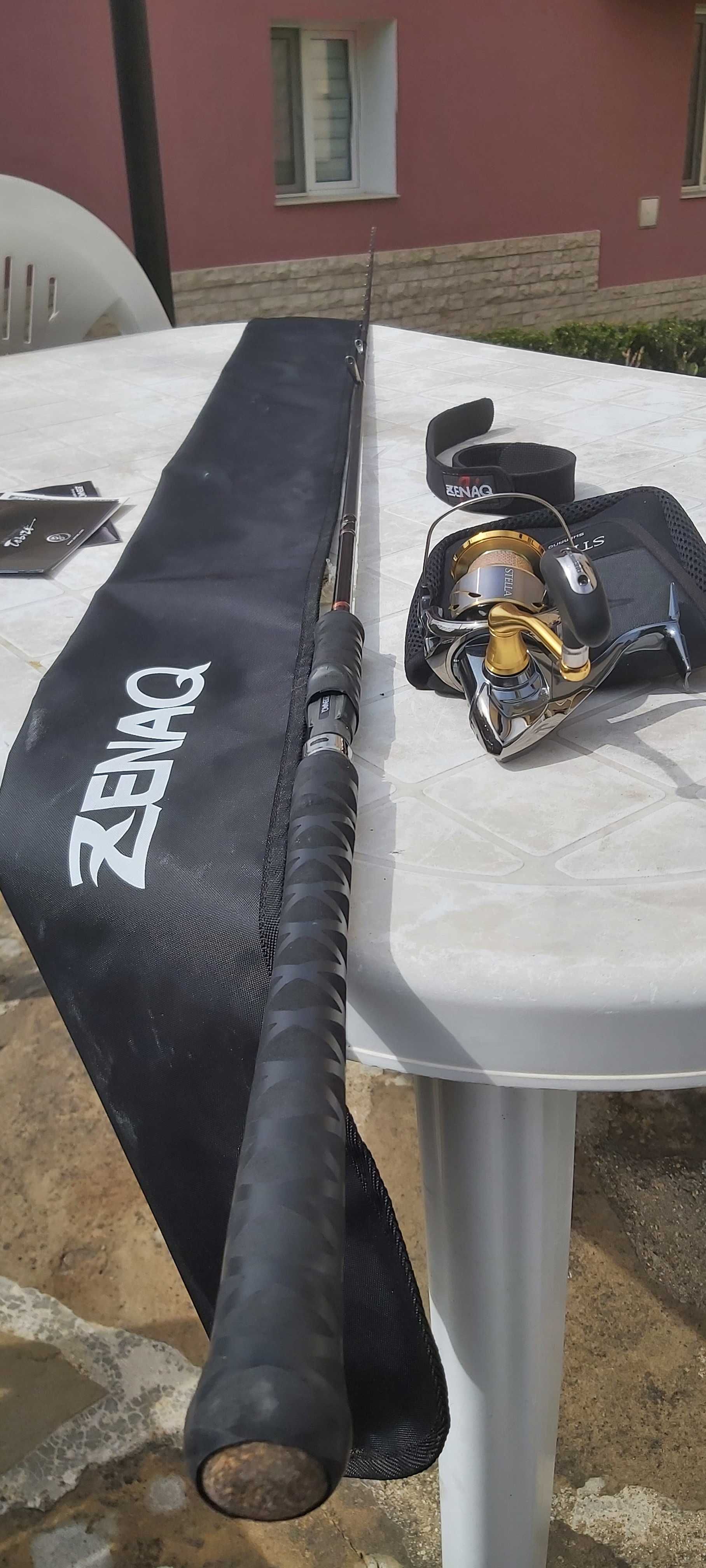 Zenaq snipe 86xx rg и Shimano Stella 4000HG перфектния морски сет.