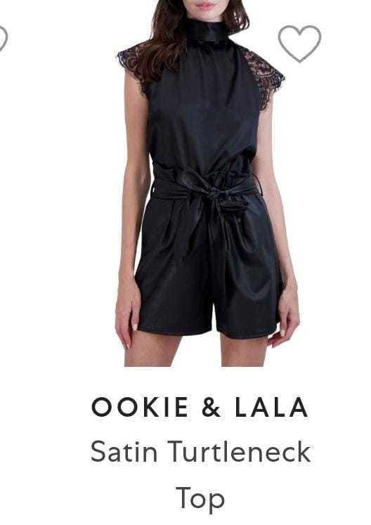 Блуза черная кружево  бренд Ookie & Lala  США