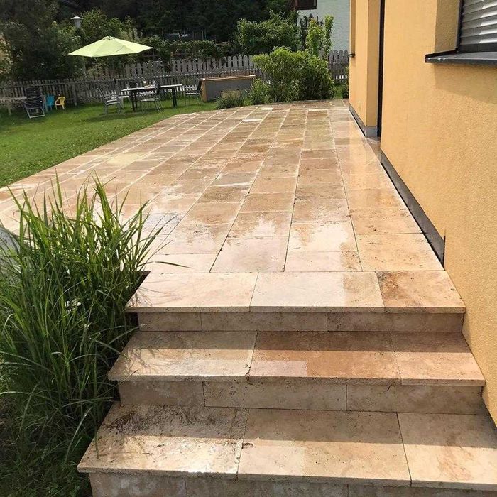 Piatră Decorativă, Marmură Thassos Bolovani Decor si Travertin