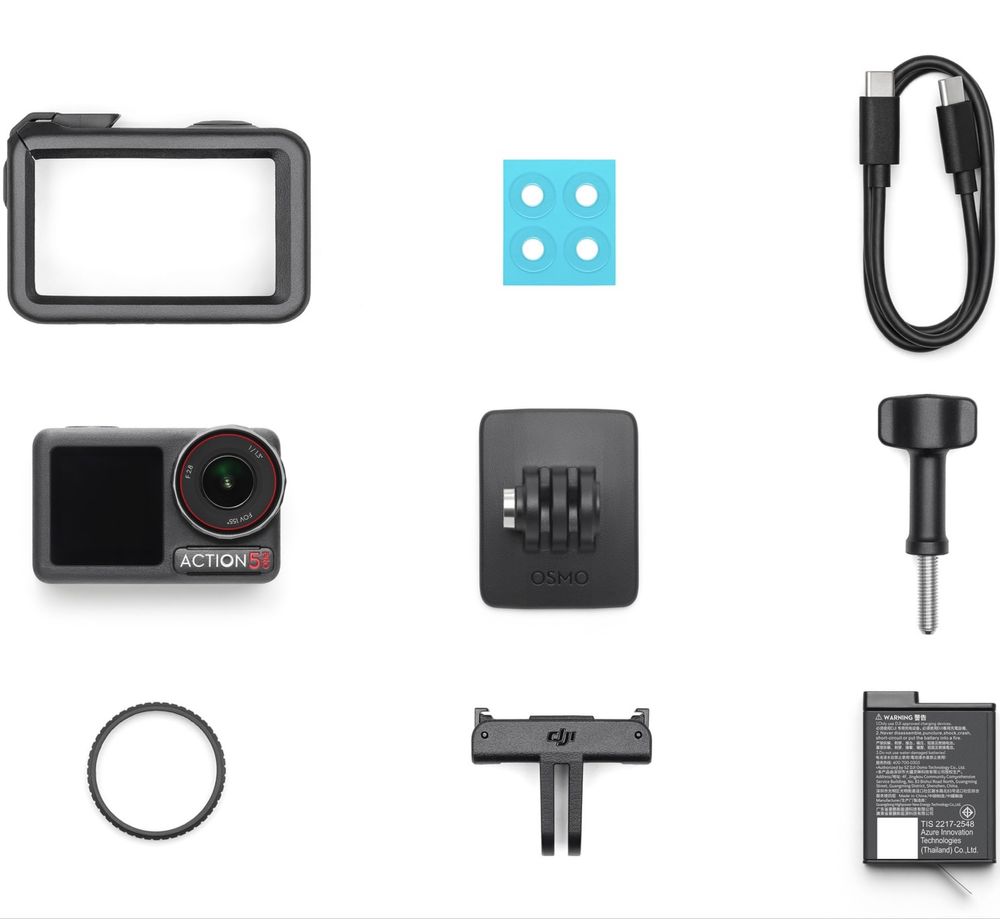 НОВО!!! Спортна видеокамера DJI Osmo Action 5 Pro, Standard Combo