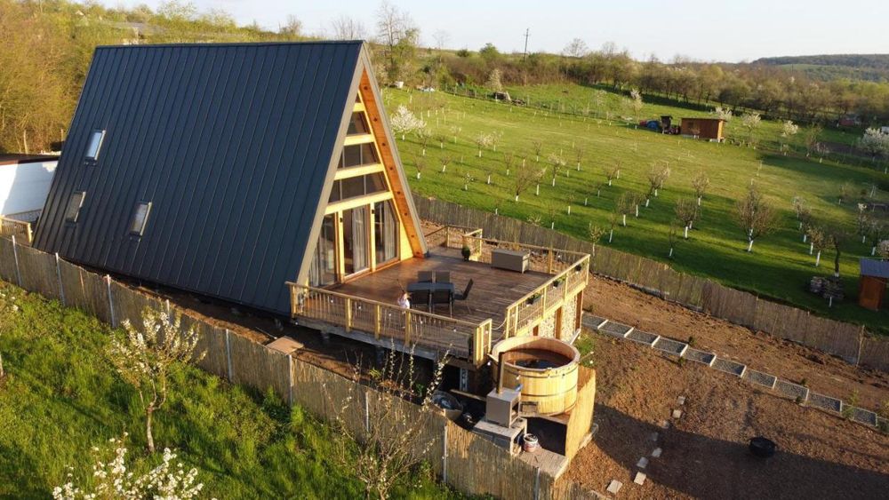 Case cabane din lemn stil A