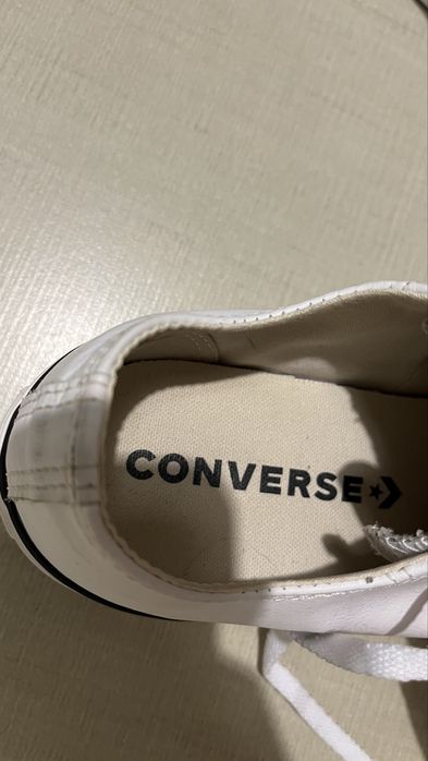 Sneaker low Converse cu platforma 'Chuck Taylor All Star’ pe alb