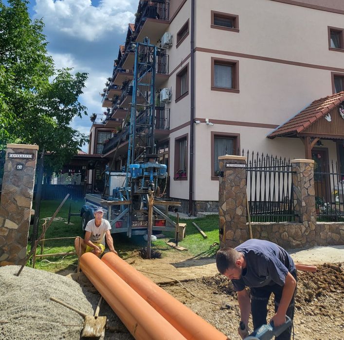 Foraje fântâni,puțuri de apă,piloni