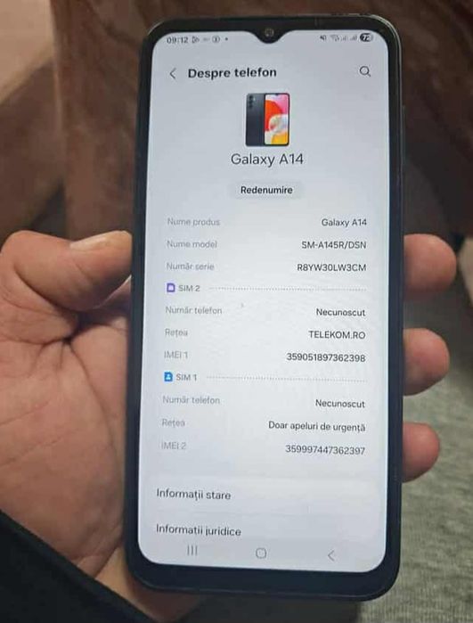 Vând Samsung A14