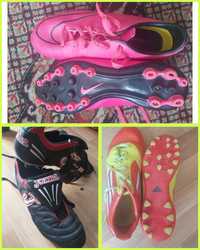 Футболни обувки Adidas, Joma и Nike