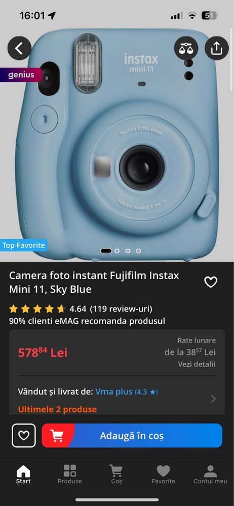 Fujifilm INSTAX mini 11