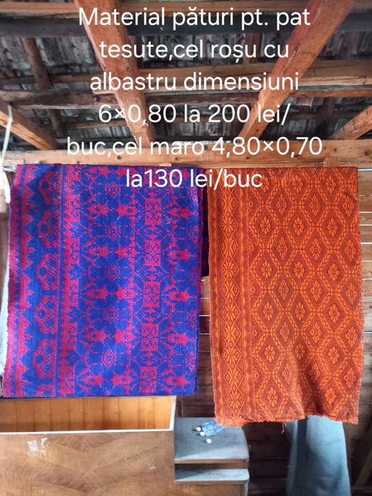 Covoare tradiționale, 15-25 lei metrul liniar