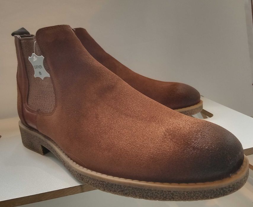 Ghete chelsea premium Migato Spain 44 piele naturala moale