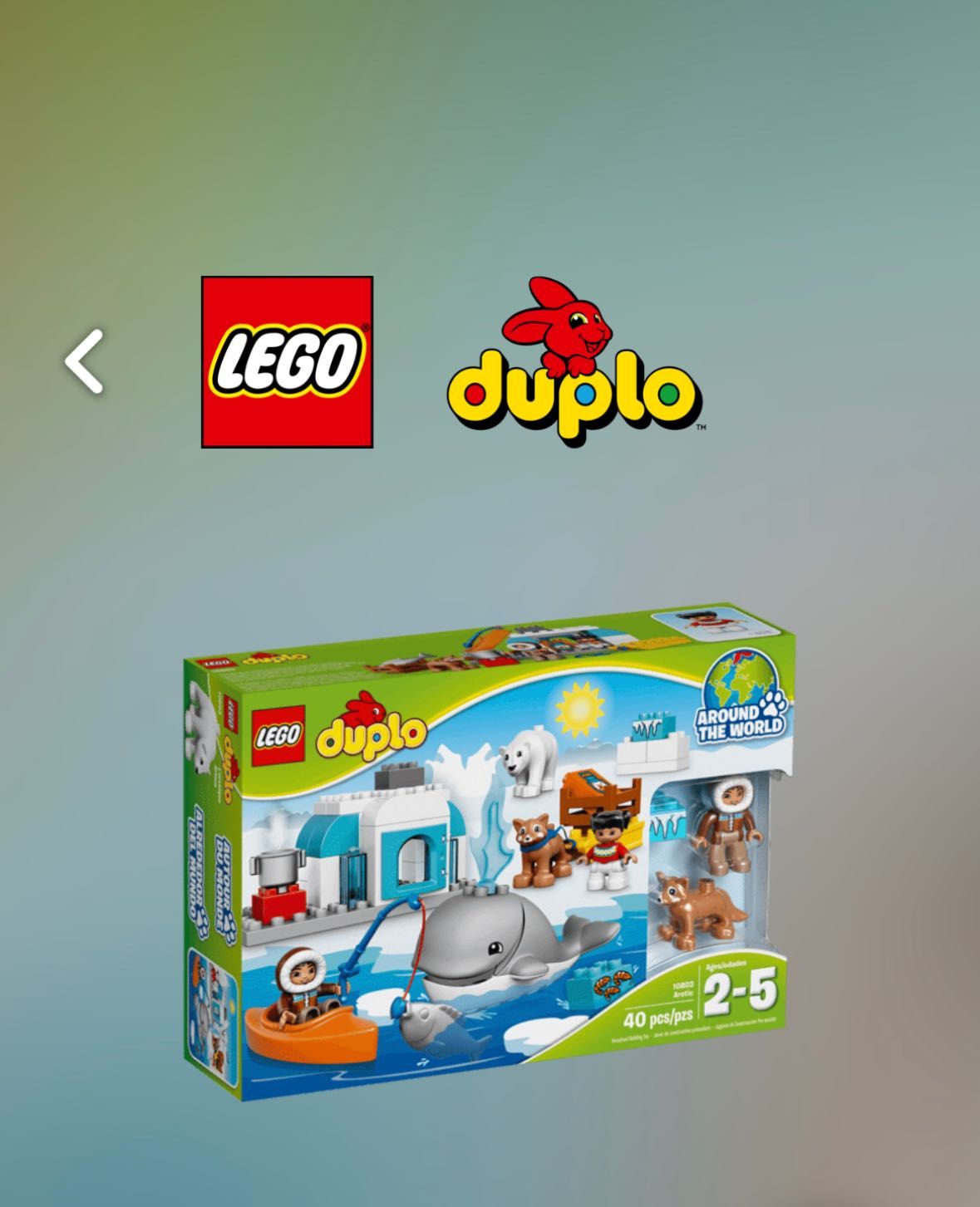 Set complet Lego duplo Arctic 10803