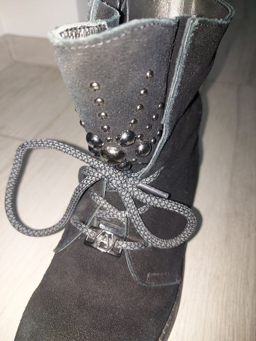 Ghete Enzo Bertini din piele mărimea 37