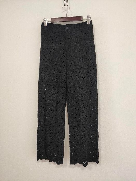 Кружевные брюки кюлоты ZARA в размере XS