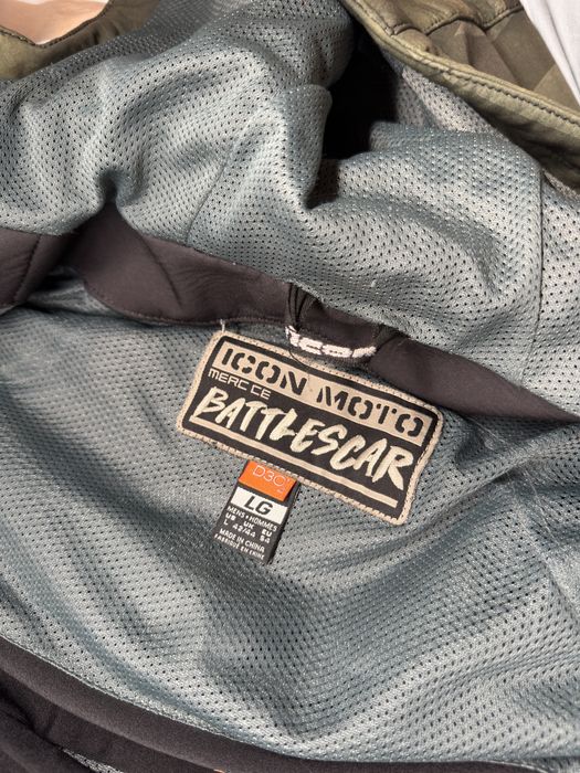 Мотоциклетно текстилно яке Icon Merc Battlescar