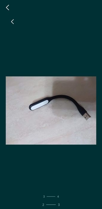 Lampa LED InfoTouch OEM, USB, Negru